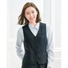 GVEL-2452-K6 事務服 ベスト レディース オフィス 制服 サーヴォ(旧:サンペックスイスト) 57278046