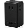 電源タップ 3個口 2P 直挿し USB付 (コンセント×3 Type C×2 USB A×1) 67W PD対応 雷ガード USBタップ エレコム