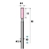 ロングシャフト軸付砥石 10本入 NSK(ナカニシ)