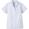 【女性用】衿付き・半袖調理衣(FRESHAREA/フレッシュエリアポプリン) サーヴォ(サンペックスイスト)