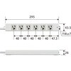 T-WHRM3610LG/RS 電源タップ 延長コード ハーネスプラグ 6個口 3P マグネット 抜け止め 工事用 物件用 案件用 RoHS OAタップ エレコム 60876769