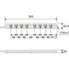 T-WHRM3850LG/RS 電源タップ 延長コード ハーネスプラグ 8個口 3P マグネット 抜け止め 工事用 物件用 案件用 RoHS OAタップ エレコム 60876796