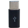 TypeC変換アダプタ USB microBメス - USB Type-Cオス データ通信対応 USB2.0(転送速度最大480Mbps) タイムリー