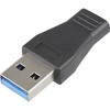 Type-Cアダプタ USB Aオス ーType-Cメスアダプタ 充電・データ通信 USB3.0 タイムリー