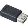 USBAB-MCB 変換プラグ USB A(メス)→microUSB(メス) 1個 変換名人