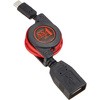 USBケーブル microUSB巻き取り式ホストケーブル 75CM microUSB(オス) / USB A(メス) エスエスエーサービス