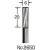 No.2650 精密ヤスリ(金工用) サンフレックス 60961835