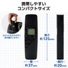 HCS-ACS01BK アルコールチェッカー 検知器 吹きかけ式 半導体ガスセンサー 小型 ポケットサイズ 業務用 エレコム 61079395