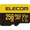 マイクロSDカード microSDHC Class10 UHS-I U3 V30 読込最大90MB/s 防水 IPX7 SD変換アダプター付 エレコム