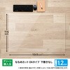 DM-005ES(41050) 斜めカット デスクマット エコノミー 透明 半光沢 マウス対応 軟質 PLUS(プラス)[文具] 61083557