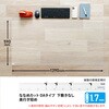 DM-146MS(41342) 斜めカット デスクマット 透明 半光沢 マウス対応 軟質 PLUS(プラス)[文具] 61083618
