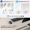 DM-146MS(41342) 斜めカット デスクマット 透明 半光沢 マウス対応 軟質 PLUS(プラス)[文具] 61083618