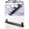 ECT-2620BK 電源タップ 延長コード 10個口 2P マグネット 雷ガード ほこり防止シャッター 絶縁キャップ コンセント エレコム 31176865