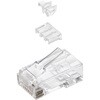 LD-6RJ45T100/L RJ45 コネクタ Cat6A Cat6 LANケーブル用 100個入り ガイドパーツ付き 単線ヨリ線両対応 エレコム 61086727