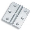 B-267-2-L ブッシュ付抜差蝶番(L75×W70×t3.5)穴あき TAKIGEN(タキゲン) 61108513