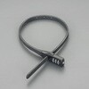 EA983TT-251 11x532mm バンドロック ダイヤル錠/ブラック エスコ 61142517
