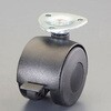 60mm キャスター ツインホイール・ブレーキ付 エスコ