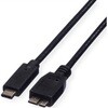 USBケーブル マイクロUSB B → USB C ROLINE