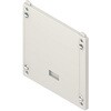 インターフェイスターミナルベース W183×H8.5×D183mm オフホワイト OKW (ENCLOSURES)