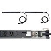 コンセントバー取付金具付 100V 20A 12口 2系統 W29.5×H1680×D73.5mm 大和電器
