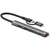 USBnu 5in1 J[h[_[̌^ X USB-C & CgjO