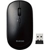 ワイヤレスマウス 無線 2.4GHz USB 4ボタン 薄型 28mm ブルーLED モバイル 簡易パッケージ エレコム