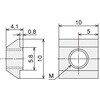 TSFB013 TSF20用Tナット TRUSCO 61460255