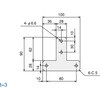TSFJ103S アルミフレーム用 プレートブラケット TRUSCO 61460325
