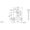 TSFJ107S アルミフレーム用 プレートブラケット TRUSCO 61460368