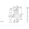 TSFJ108S アルミフレーム用 プレートブラケット TRUSCO 61460377