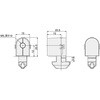TSFAKH7 アルミフレーム用 部材 TRUSCO 61475445