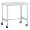 AO-0960C75 軽荷重作業台 AO型(100kg、75キャスター付)ポリ化粧天板 TRUSCO 61477615