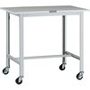AOR-0960C75 軽荷重作業台 AO型(100kg、75キャスター付)リノリューム天板 TRUSCO 61477685