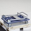 101NJKHB4S プレス製運搬車ドンキーカート(ハンド式 ピン式4輪ストッパー付・制動ブレーキ付) TRUSCO 61479426