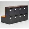 TCLA-BK-04 壁面書庫Calmatio(ラテラルキャビネット) TRUSCO 61480808