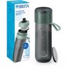 ブリタ 水筒 ボトル型浄水器アクティブ ダークグリーン：600ml カートリッジ 2個付き ブリタ・ジャパン