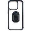 iPhone15Plus用耐衝撃スマホリング付きクリアケース エアージェイ