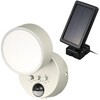 LEDセンサーライト 屋外 太陽光発電 人感センサー 防水 IP65 角度調整可 フラッシングモード センサー照明 DXアンテナ