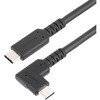 USB-Cケーブル/L字型コネクター/高耐久/2m/USB 3.2 Gen 1/4K60Hz DP Altモード/100W PD/アラミド繊維補強/同期 充電 StarTech.com