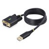 USB - RS232Cシリアル変換ケーブル/クロス/USB 2.0/1m/1ポート/ESD/シリアルコンバーター StarTech.com