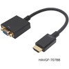 HDMI→VGA変換アダプタ 15cm HDMIオス to VGAメス ホーリック