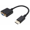 Displayport→VGA変換アダプタ 15cm Displayportオス-VGAメス ホーリック