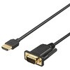 HDMI to VGA変換ケーブル 1m ブラック BUFFALO(バッファロー)