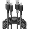 Anker 310 高耐久ナイロン USB-C & USB-A ケーブル 3.0m 2本セット Anker(アンカー)