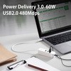 U2HC-T431PWH USBnu ^CvC USB2.0 USBX ~ 3|[g }Olbgt PCd Ztp[ oXp[ GR 61710977