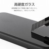LP-IM20SGFWH iPhone 12 背面フラットガラスケース「SHELL GLASS Flat」 指紋防止 ストラップホール付 LEPLUS 61731033