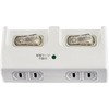 タップ 雷ガード 個別スイッチ 2個口 小型 手軽 配線分配 コンパクト ELPA