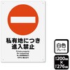 KTK1020 立入禁止関連標識 プレート KALBAS 61870894