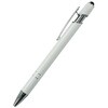 【名入れ】スムースタッチメタル(白) タッチペン付き 0.7mm 50本入り ボールペン タッチペン付き 業務用 ビジネス オフィス用品 備品 黒インク ノック式 ジャストコーポレーション