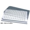 テストプレート 96well 平底 P.S製 クリアボトム ホワイト 214003シリーズ Porvair